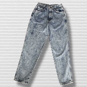 Vintage CHIC Acid Denim Jeans Sz 12 Average High Rise Acid Wash 80s 90s USA